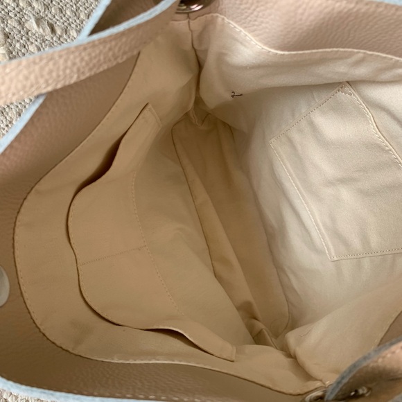 M.I.L.A “Jackie” crossbody leather handbag - color Nude - like new condition - Picture 6 of 16